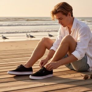 IRON FIST BLACK LOW TOP SNEAKERS NEW NO BOX